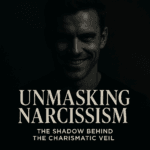 10 Signs You’re Dating a Narcissist and How to Set Boundaries 1 Stylized face partially hidden behind a charismatic mask