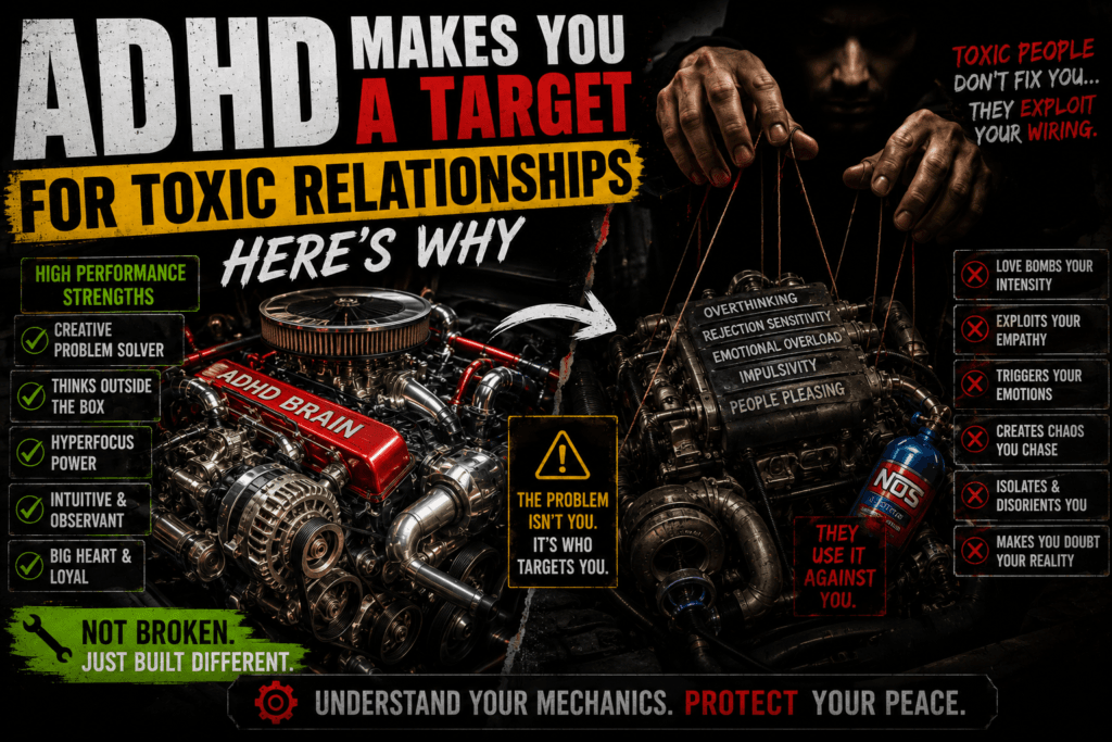 ADHD and Trauma Bonds: Why Toxic Relationships Feel Addictive
