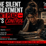 Silent Treatment: Emotional Abuse, Control, and Recovery 1 Text graphic saying The Silent Treatment Isn’t Peace — It’s Control
